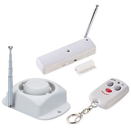 Security Package A: Long-Range FM Wireless Door & Anti-Theft Alarm System