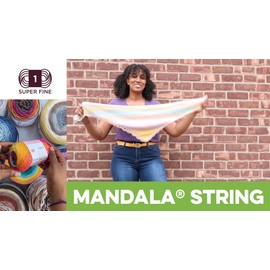 Lion Brand (3 Pack) Lion Brand Yarn 525-279F Mandala Yarn, Sandman