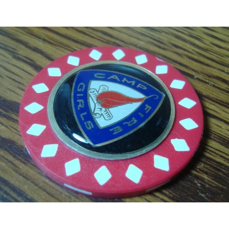 Golf Design CAMP FIRE GIRLS 3D Epoxy Diamond design Poker