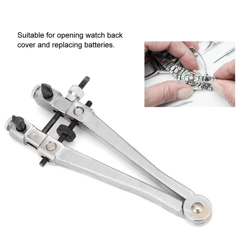 Professional Adjustable Watch Back Case Opener Cover Repair Wrench Remover