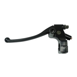 Ghost thorn XDF 1" 25mm Black Motorcycle Handlebar Mirror Base Mount Scooter Left Clutch Lever Perch 53172-MR1-000, Compatible for Honda Shadow VT600 VT750 VT1100 VT1300 VTX1300 VF750