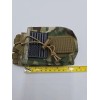 FRTKK Tactical Radio Walkie Talkie Pouch Multicam American Flag Patch