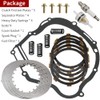 GOLKNHA Clutch Kit & Cover Gasket Compatible with Yamaha TTR125