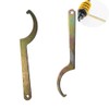 YehVeh 2 Pack Coilover Wrench Spanner Set C-Shape Hook Wrenches