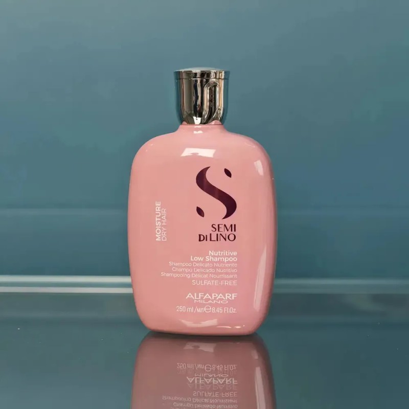 Nutritive Low Shampoo Alfaparf Libre De Sulfato Semi Di Lino