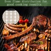 Leship Ceramic Briquettes Replacement for Turbo, Nexgrill Gas Grills, Gas