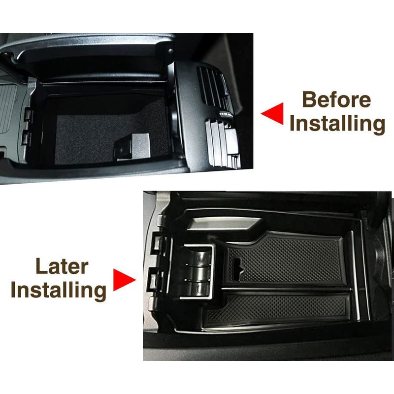 itdegno Storage Box Organiser Centre Console for Armrest C-Class W204