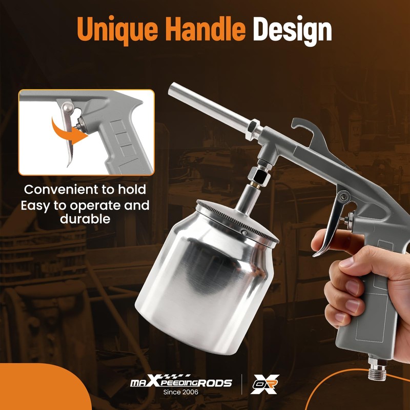 maXpeedingrods Sand Blaster, Portable Sandblaster Handheld Sandblasting Air Sand Blasting