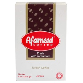 Al Ameed Coffee (Dark Roast with Cardamom, Pack - 1)