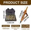 KURUGEILI 12 Pack Hunting Broadheads with Storage Case 3 Blades