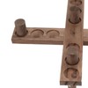 Hook and Ring Game for Four Players Wooden Hooks Fast