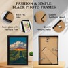 Redbaker 24 Pcs Picture Frames Bulk Black Photo Display Frames