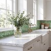 MOP Green Hexagon Mother of Pearl Backsplash Tile 1 Sheets