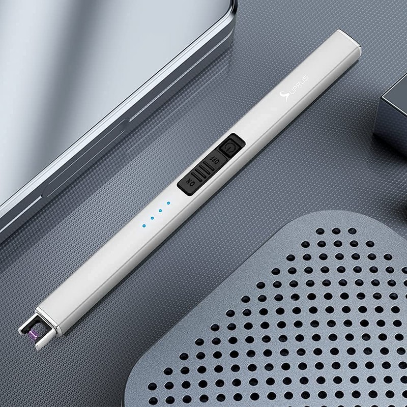 SUPRUS Electric Lighter Arc Windproof Flameless USB Lighter Rechargeable Lighter