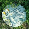 Nattol Memorial Garden Stone, Floral Angel with Sunflowers Pattern, Stepping