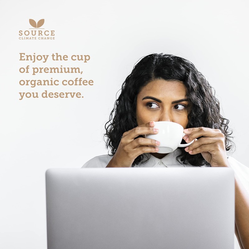 Source Climate Change Coffee Award Winning Organic Medium Roast Nicargua