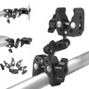 JEBUTU Super Double Clamp Mount, Double Clamp, Ball Head, Magic