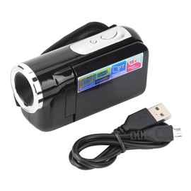 Portable Children Kids HD Digital Video Camera Camcorder with TFT LCD Sceen Toy Black