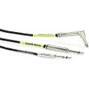 Ernie Ball Instrument and Headphone Combination Cable, 18ft, black (P06411)