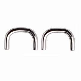 Pierced Owl - Pair (2) of 316L Surgical Steel Short Staple Shaped Septum Retainers, Metal, no gemstone