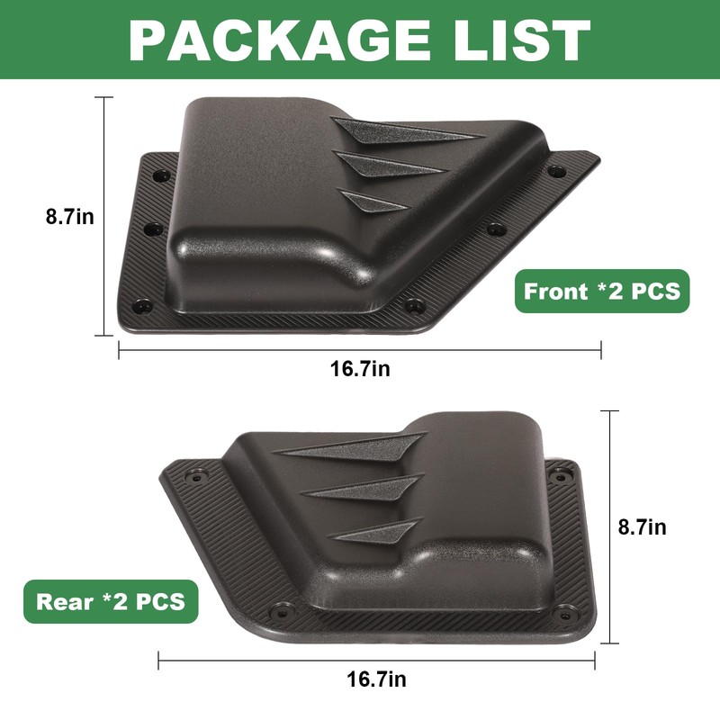 CFDSDE 4PCS Door Storage for Ford Bronco Accessories 2024 2021-2025