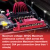 12V Power Distribution Block 250A Bus Bar with 4 x