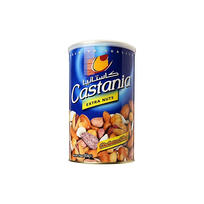 Castania BBQ Lebanese Mixed Nuts, Extra Mix with Pistachios, Almonds,