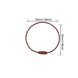 Keychain Wire Rope, 10pcs/set Colorful Keychain Wire Rope, DIY Keychain Accessories for Jewelry Making, DIY Jewelry Making Supplies:_color 13_10pcs