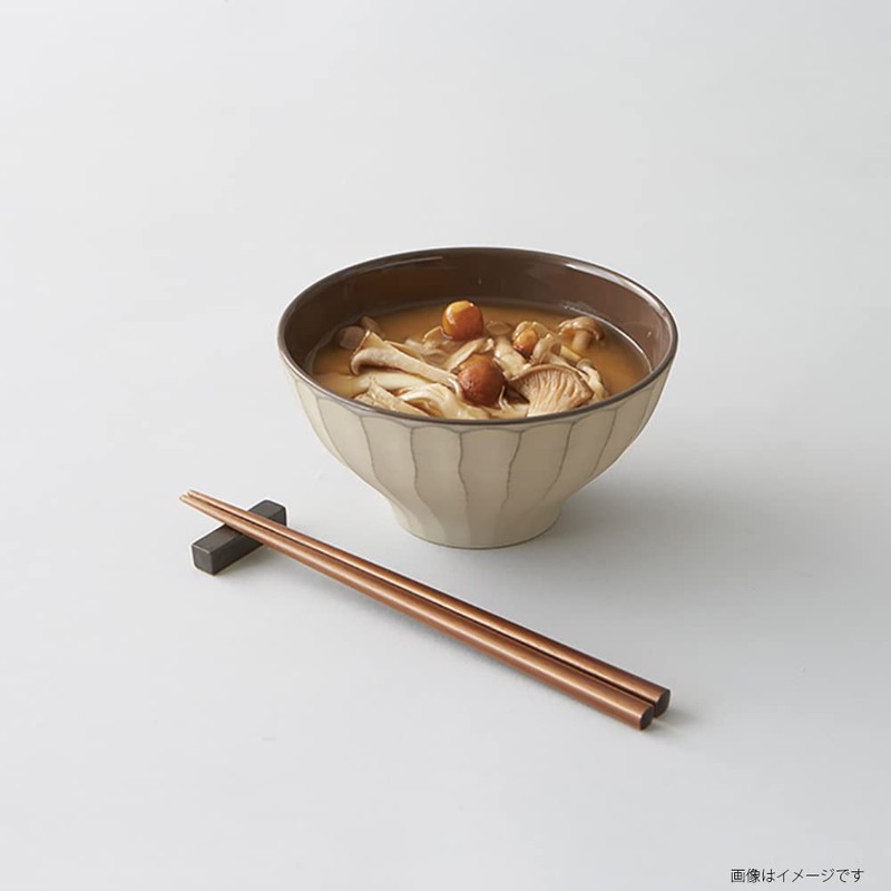 Takenaka Nomie Bowl, Beige, Diameter 5.0 x 2.6 inches (12.6