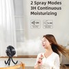 Misting Stroller Fan, 6000mAh Portable Cooling Fan with Light And