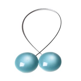 CORHAD Opal Button Magnetic Curtain Tiebacks Steel Rope Holdbacks Magnets for Room Decor