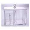 ( ) Transparent cotton swab organizer vanity storage case / ( )투명 화장솜 면봉 정리함 화장대 수납 케이스