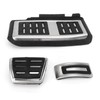 Foot Pedal Set Accelerator Brake Footrest Pads Anti Skid Rubber