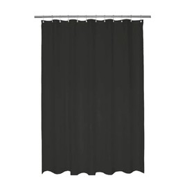 Mebix TRD Cortina de Baño 200x200cm Impermeable, Antimoho con 12 Ganchos