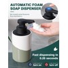 Automatic Foaming Soap Dispenser Bathroom, Ceramic Soap Dispenser Touchless for
