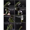 Windproof Arc Lighter with Flashlight Lighter Rechargeable Flameless Waterproof Lighter