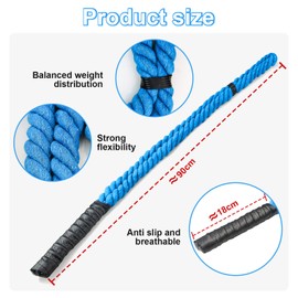 Golf Rope Swing Trainer Golf Swing Training Aid- Improve Swing Speed, Fine Adjust Strength, Golf Swing Rope Trainer for All Levels