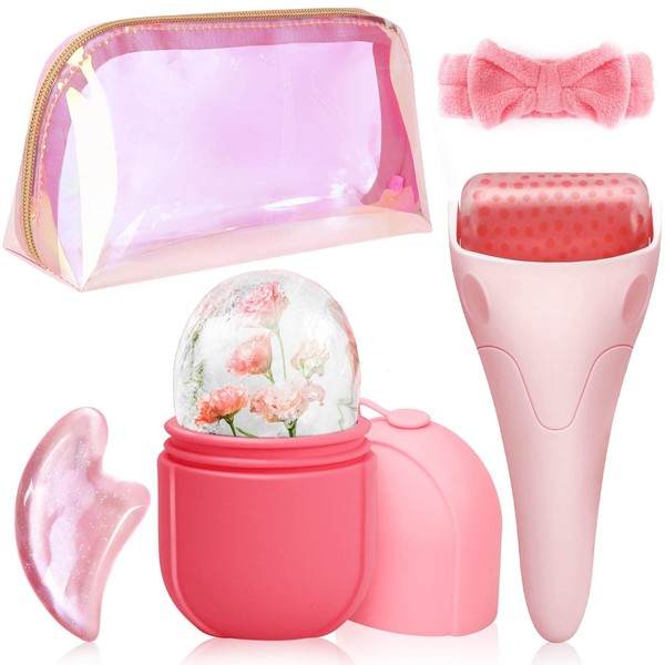 WEEGEEKS 5-Piece Ice Facial Kit - Roller & Mold with