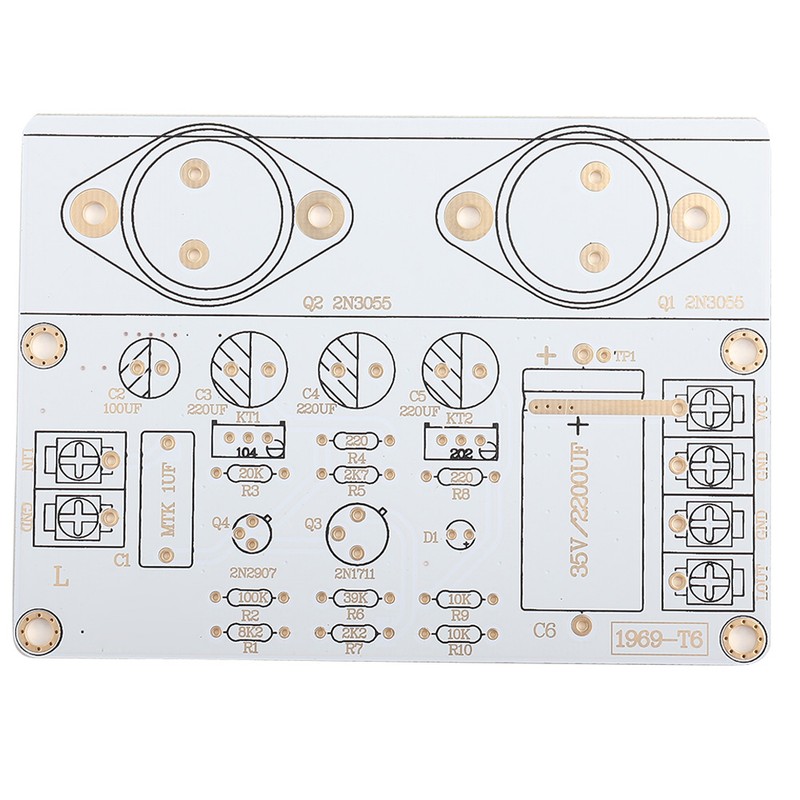 1969 Class A Mono HIFI Power Amplifier Board Finished Board