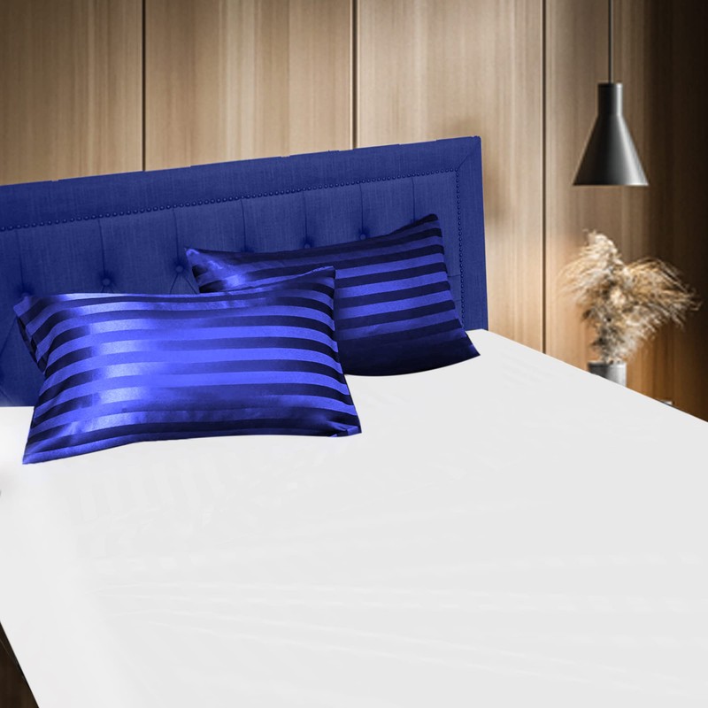 Stripe Satin Silk Pillowcase Pillow cover for Hair and Skin