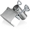 com-four® Parasol Holder Made of Galvanised Steel, Adjustable Umbrella Attachment