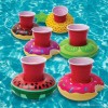KFMX Porta Vasos Inflables Surtido Verano Palmera Flamingo Dona