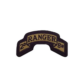75th Ranger Regiment 2nd Battalion Scroll OCP Patch (Military Issued)-Veteran Owned Business, green