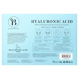 Hyaluronic Acid Eye Pads (30 Pairs) | Eye Pads with Niacinamide & Eye Pads Hyaluronic | Eye Pads Against Dark Circles | Remove Dark Circles | Eye Patches
