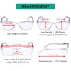 Eyekepper Women's Stylish Readers Comfortable Reading Glasses Men Transparent Frame