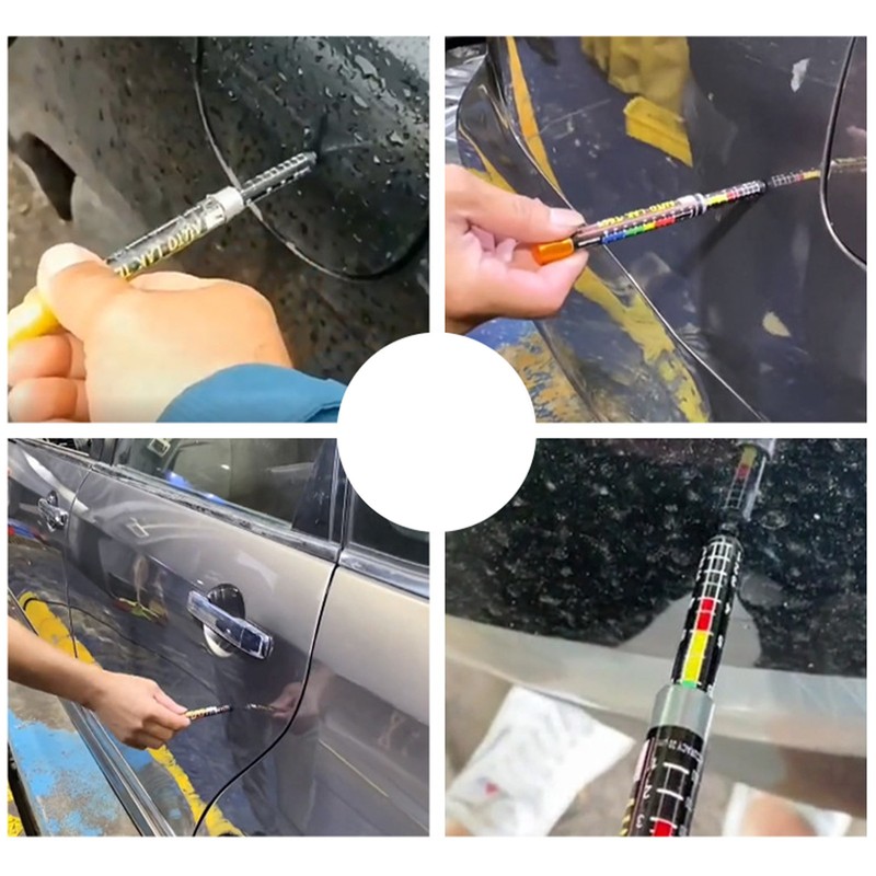 Paint Thickness Tester Aluminum Plastic Magnet Compact Car Body Coating