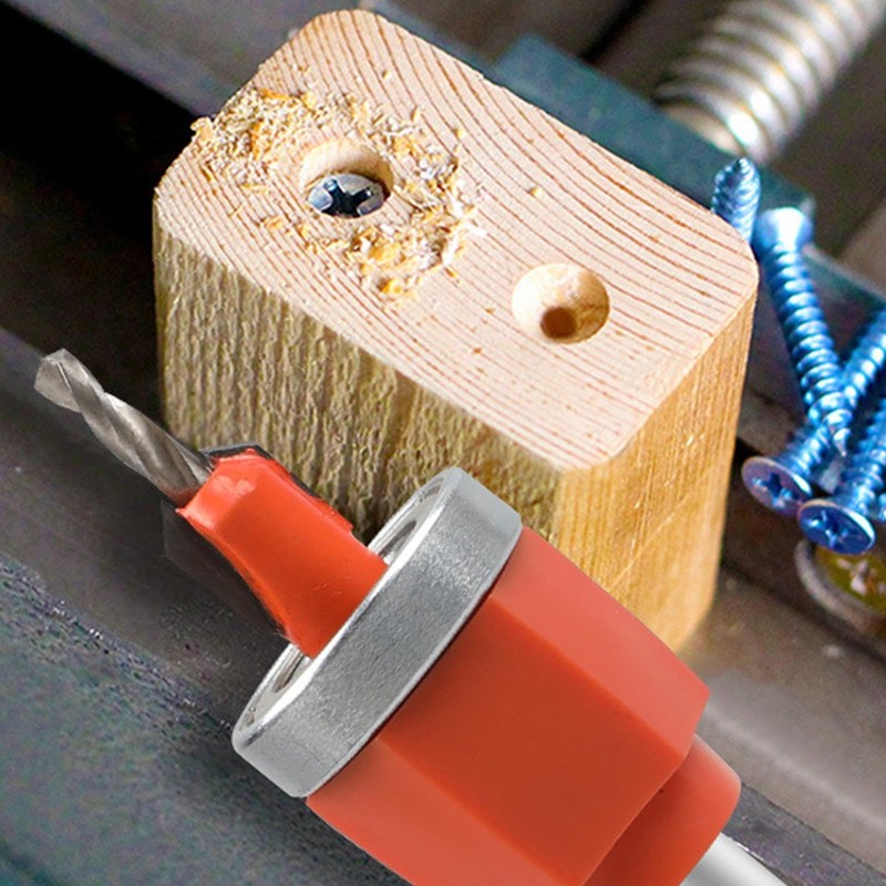 Woodworking Countersink Drill Bits | Adjustable Pilot Screw Hole Set,Woodworking