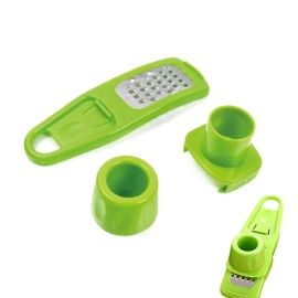 Garlic Grater,Ginger Grater Tool, Great Lemon Zester,Nutmeg Grater Very Versatile Made with Premium Grater Stainless Steel by Noondl