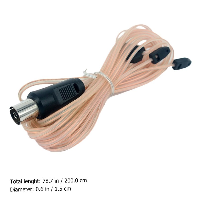 TEHAUX Fm Antenna Meters Indoor Antenna for Radio Stereo Receiver