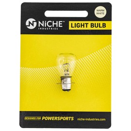 NICHE 12080 Headlight Bulb for 1983-2002 Yamaha Blaster 200 Tri Moto 225 46B-84314
